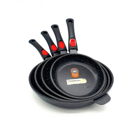 Lot 4 poêles 20/24/28/30 cm Espace Cuisine Professionnel