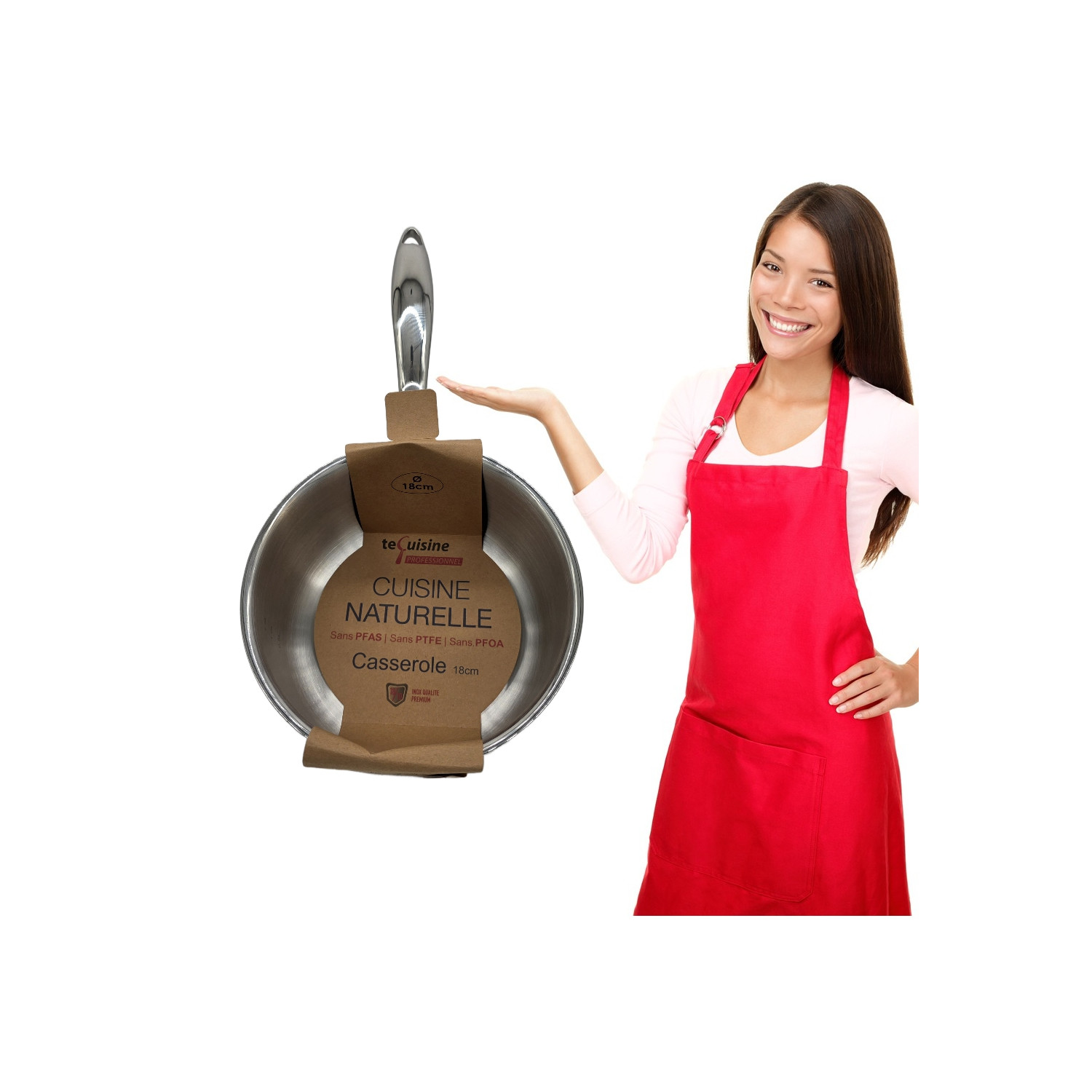 Casserole 18cm Inox professionnel ESP