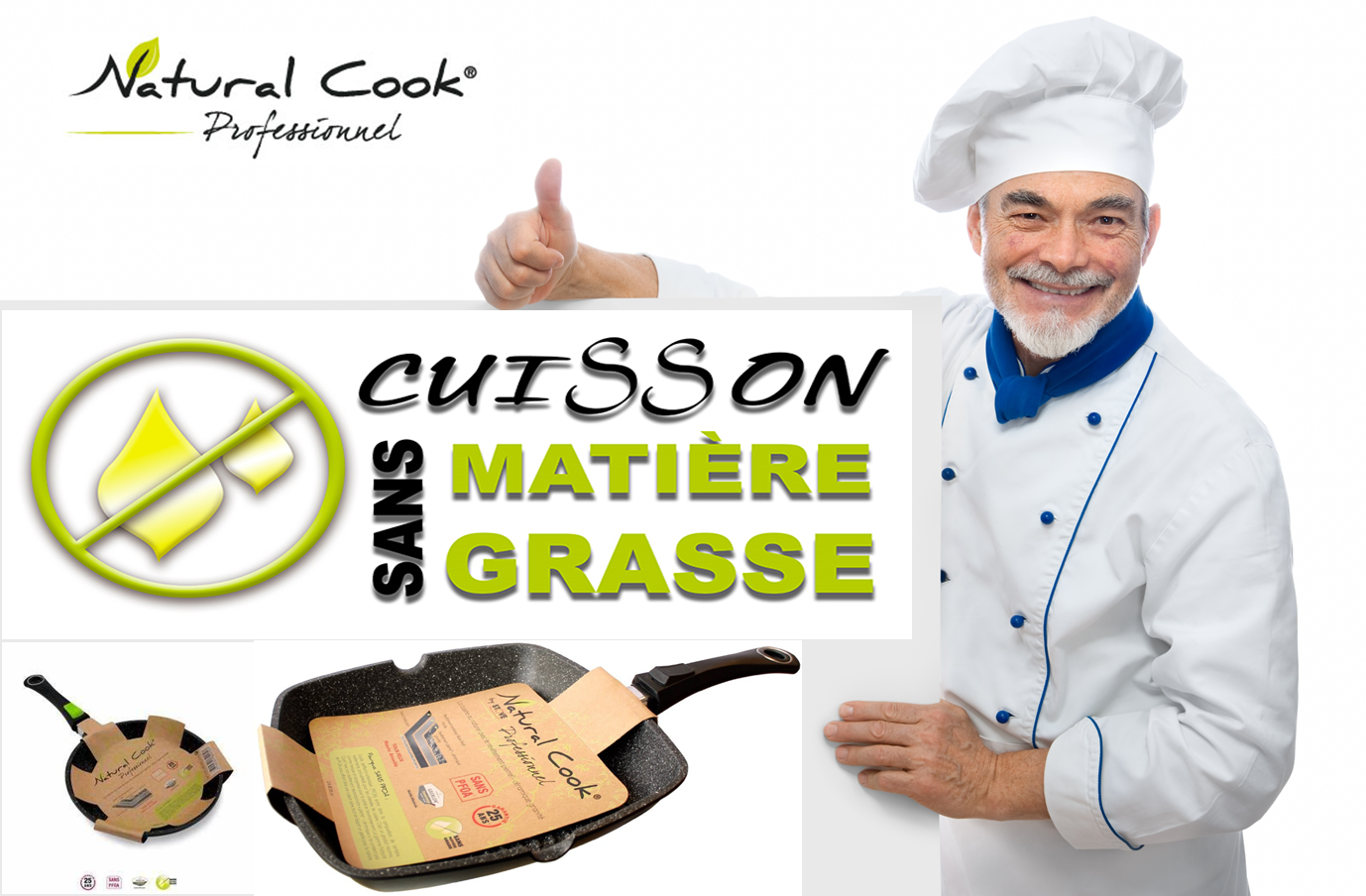 cuisson sans matière grasse